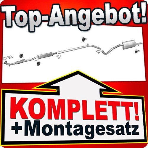 Auspuff für skoda - fabia, 1.2