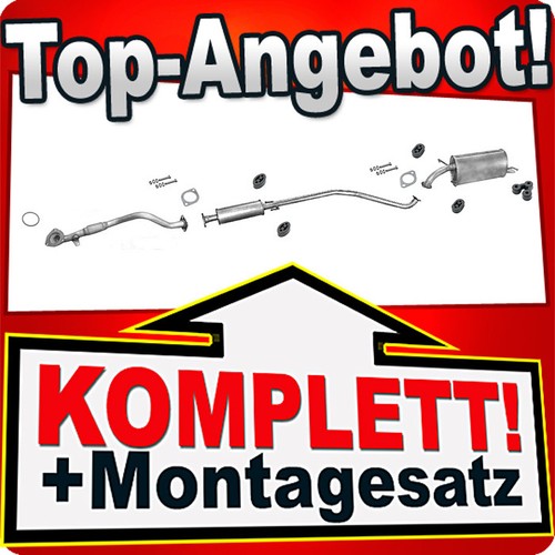 Auspuff für chevrolet - chevrolet, daewoo