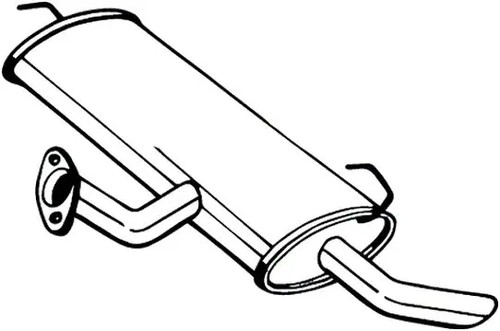 Endschalldämpfer 145 335 - endschalldämpfer, 145-335
