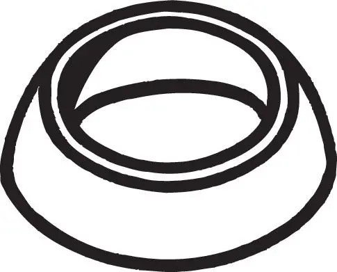 Dichtung abgasrohr 256 198 - abgasrohr, 256-198
